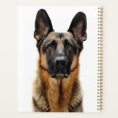 German Shepherd Sitting up Planner (Achterkant)