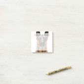 German Shepherd Sitting up Post-it® Notes (Op bureau)