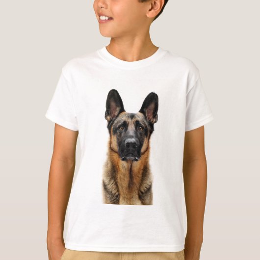 German Shepherd Sitting up T-shirt (Voorkant)