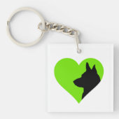 German Shepherd Sleutelhanger (voorkant)