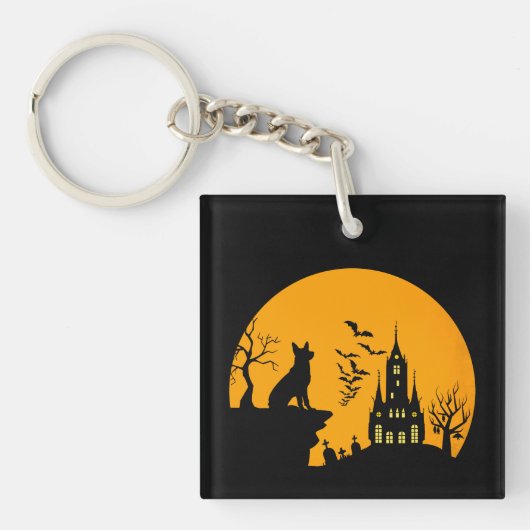 German Shepherd Sleutelhanger (Voorkant)