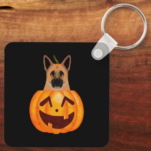 German Shepherd Sleutelhanger (Achterkant)