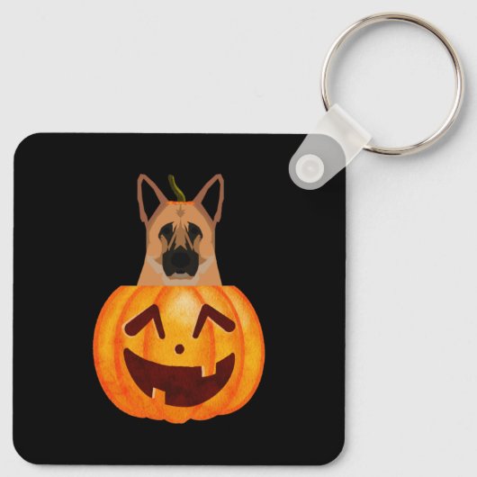 German Shepherd Sleutelhanger (Achterkant)