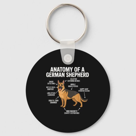 German Shepherd  Sleutelhanger (Voorkant)