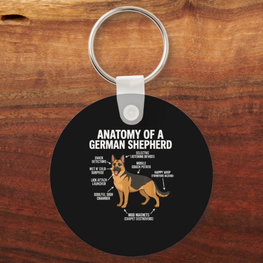 German Shepherd  Sleutelhanger (Voorkant)