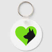 German Shepherd Sleutelhanger (Achterkant)