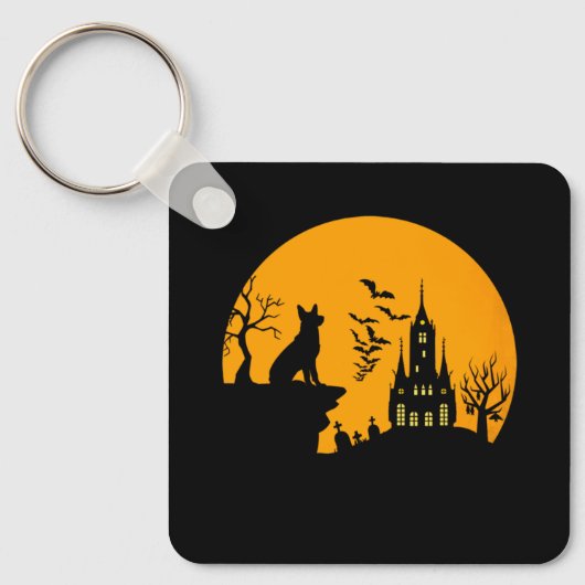German Shepherd Sleutelhanger (Voorkant)