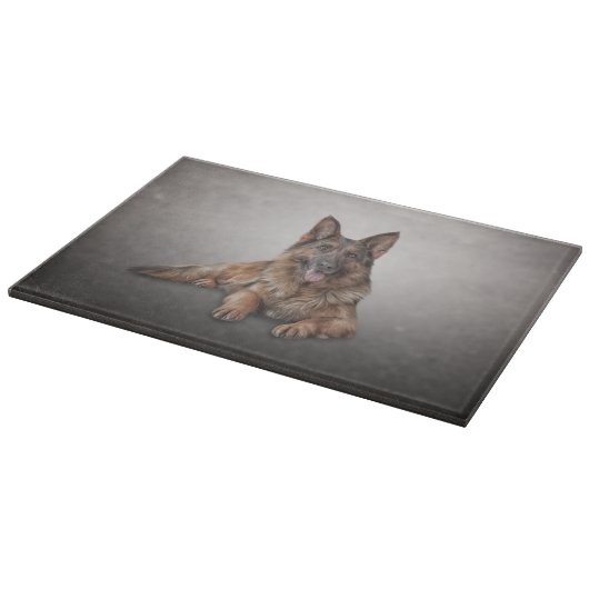 German Shepherd Snijplank (Hoek)