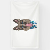 German Shepherd Spandoek (Verticaal)