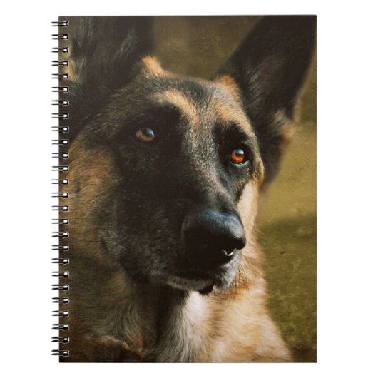 German Shepherd Spiral Note Books Notitieboek (Voorkant)