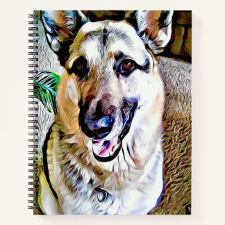 German Shepherd Spiral Notebook Notitieboek