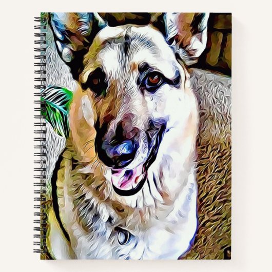 German Shepherd Spiral Notebook Notitieboek (Voorkant)