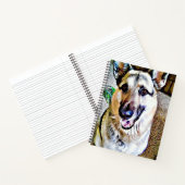 German Shepherd Spiral Notebook Notitieboek (Binnen)