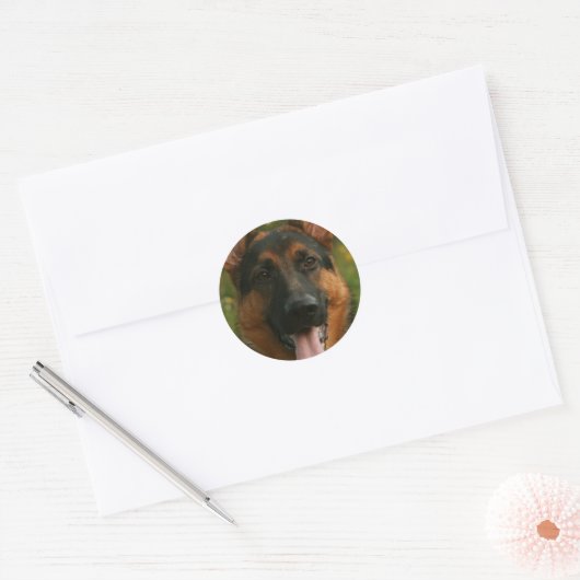 German Shepherd Sticker (Envelop)