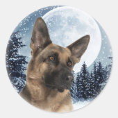 German Shepherd Sticker (Voorkant)