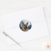 German Shepherd Sticker (Envelop)