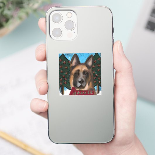 German Shepherd Sticker (Telefoon)