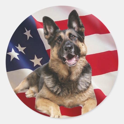 German Shepherd Sticker (Voorkant)