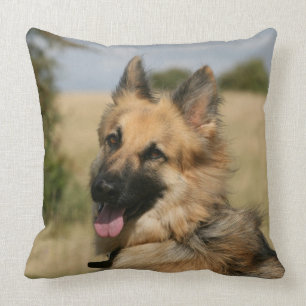 German Shepherd Sticking Tongue Kussen