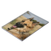 German Shepherd Sticking Tongue Notitieboek (Linkerzijde)