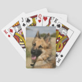 German Shepherd Sticking Tongue Speelkaarten (Achterkant)