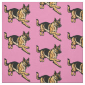 German Shepherd Stof (Swatch)