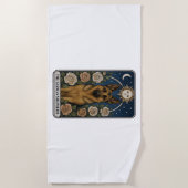 German Shepherd Strandlaken (Voorkant)