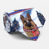 GERMAN SHEPHERD STROPDAS (Opgerold)