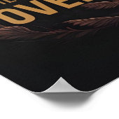 German Shepherd Sunrise Courage Poster (Hoek)