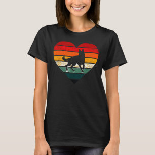 German Shepherd Sunset Dog Dad T-shirt