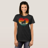 German Shepherd Sunset Dog Dad T-shirt (Voorkant volledig)