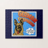 German Shepherd Super Hero Legpuzzel (Horizontaal)