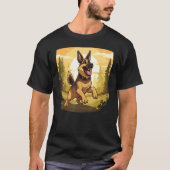 German Shepherd T-shirt (Voorkant)