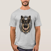German Shepherd T-Shirt (Voorkant)