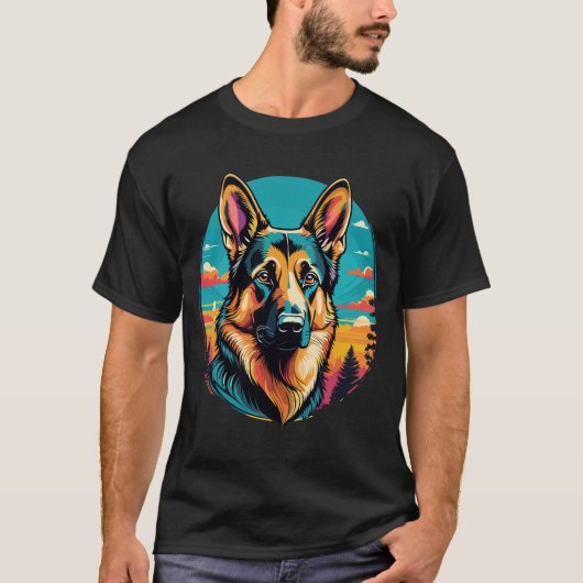 German Shepherd T-shirt (Voorkant)
