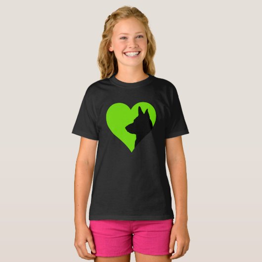 German Shepherd T-Shirt (Voorkant volledig)