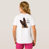 German Shepherd T-shirt (Achterkant volledig)