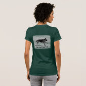 German Shepherd T-Shirt (Achterkant volledig)