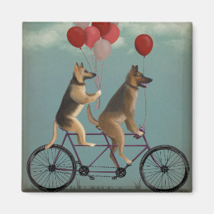 German Shepherd Tandem Magneet