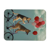 German Shepherd Tandem Magneet (Horizontaal)