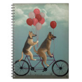 German Shepherd Tandem Notitieboek (Voorkant)