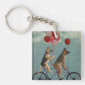 German Shepherd Tandem Sleutelhanger (Voorkant)