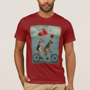 German Shepherd Tandem T-shirt
