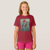 German Shepherd Tandem T-shirt (Voorkant volledig)