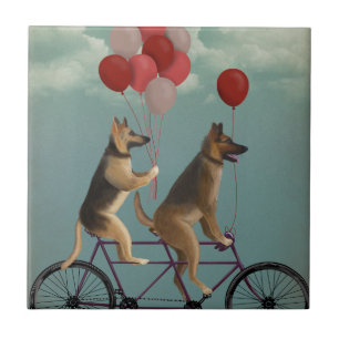 German Shepherd Tandem Tegeltje