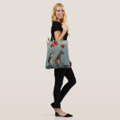 German Shepherd Tandem Tote Bag (Op model)