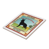 German Shepherd Tegeltje (Zijkant)