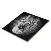 German Shepherd Tegeltje (Zijkant)