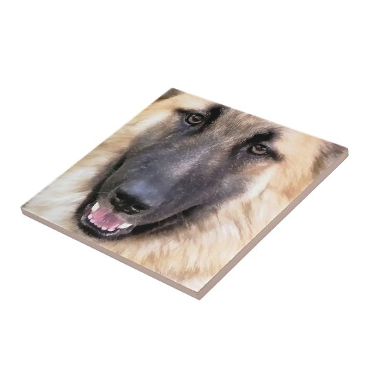 GERMAN SHEPHERD TEGELTJE (Zijkant)