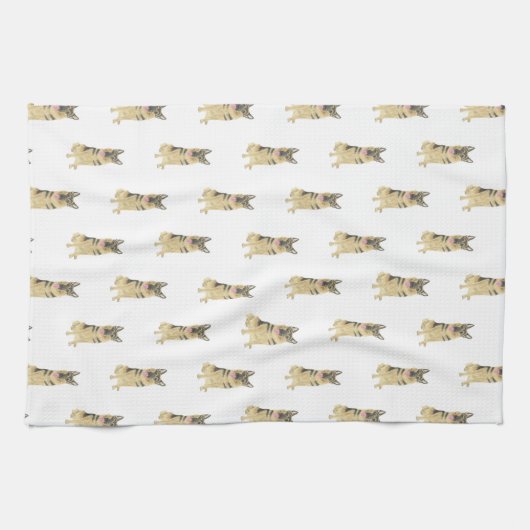 German Shepherd Theedoek (Horizontaal)